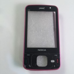 قاب نوکیا Nokia  N96 (مشکی صورتی) بدون شاسی