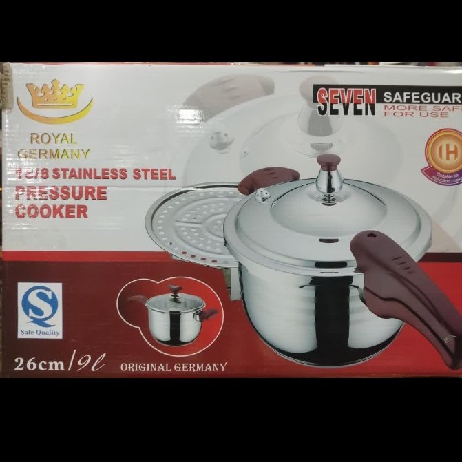 زودپزخارجی 3کاره استیل رویال اص9لیتر .آلمان .7ستاره