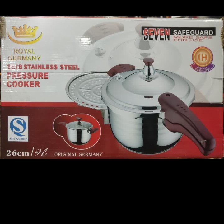 زودپزخارجی 3کاره استیل رویال اص9لیتر .آلمان .7ستاره