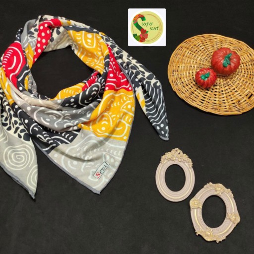 روسری گارزا نخی قواره دار تابستانه و بهاره در 2رنگ جذاب و زیبا قیمت مناسب کیفیت بالا