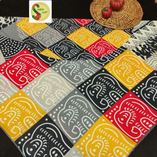 روسری گارزا نخی قواره دار تابستانه و بهاره در 2رنگ جذاب و زیبا قیمت مناسب کیفیت بالا