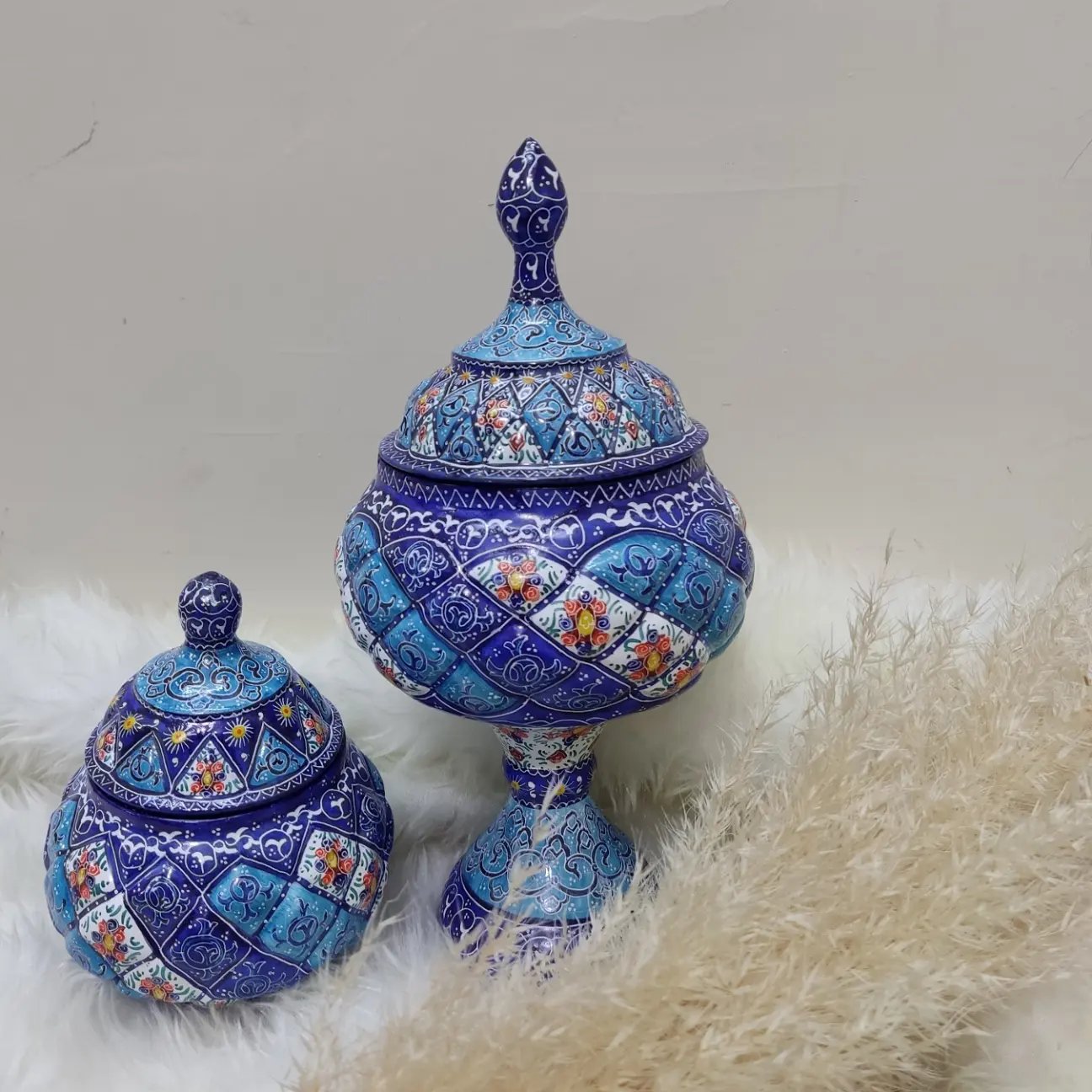 قندان میناکاری مناسب هدیه روز مادر