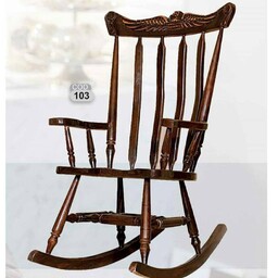صندلی راک چوبی مدل عقابی چوب توسکا رنگ بندی هم دارد (ارسال با باربری و پس کرایه میباشد )