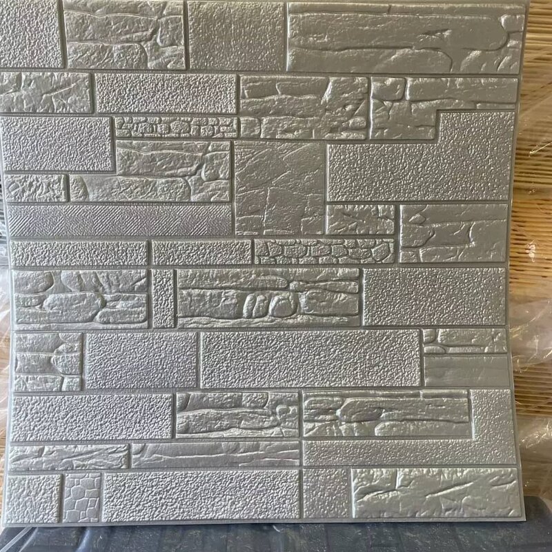 دیوارپوش فومی چسبدار 70 × 70 طرح سنگ آنتیک