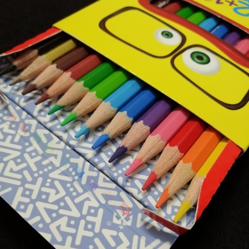 مداد رنگی آریا 12+ 1رنگ