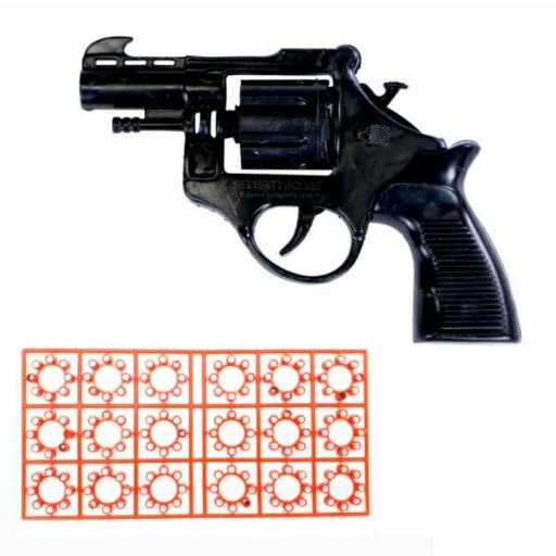 تفنگ اسباب بازی مدل ترقه ای به همراه 1 بسته تیر