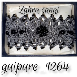 دستبند 3بعدی گیپوربافی