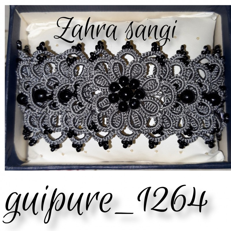 دستبند 3بعدی گیپوربافی