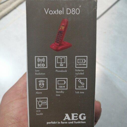 گوشی تلفن بی سیم AEG  مدل D80