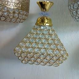 لوستر کریستال الماسی سایز کوچک