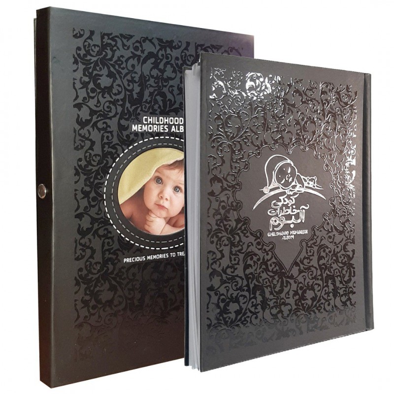 آلبوم ثبت خاطرات کودکی از بارداری تا ورود به مدرسه با کیفیتی بی نظیر و بسیار زیبا(بدون جعبه نگهدارنده)