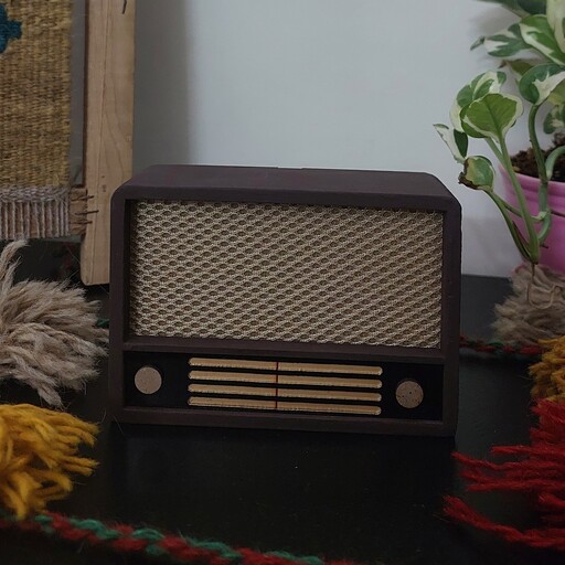 رادیو قدیمی  دکوری سایز بزرگ دکوری مینیاتوری و دکوری سنتی 
