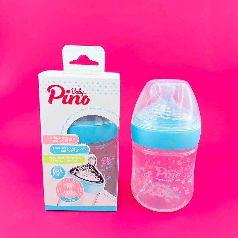 شیشه شیر نوزاد و کودک صفر تا شش ماه پینو بیبی ( M )