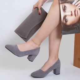 کفش مجلسی زنانه پاشنه 5 سانتی جیر مدل یلدا با قالب ترک و با کیفیت