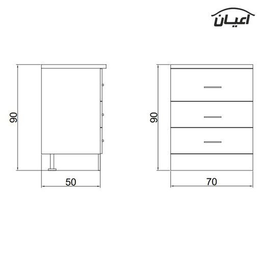 کابینت اعیان مدل FH CW14