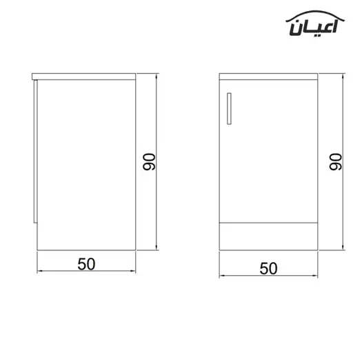 کابینت اعیان مدل FH C13