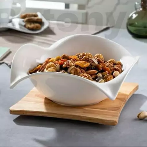 آجیل خوری چوب سرامیک طرح آبشاری