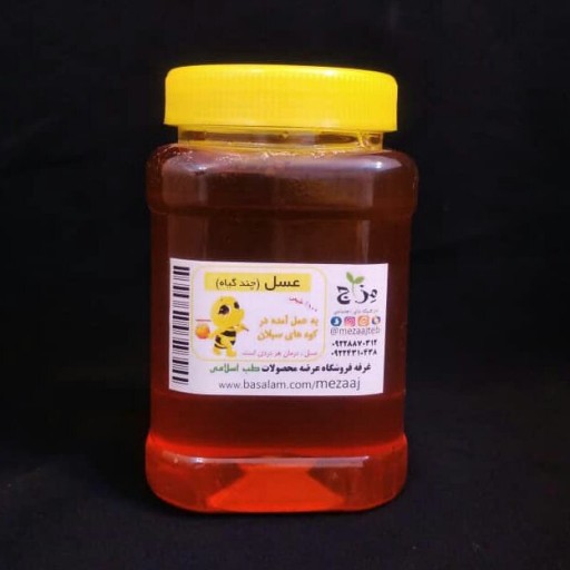 عسل چهل گیاه (یک کیلویی) مزاج 100٪ طبیعی