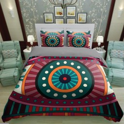 سرویس روتختی 1 نفره تنسل چاپی برندترک لند (Turk Land) کد rs 513