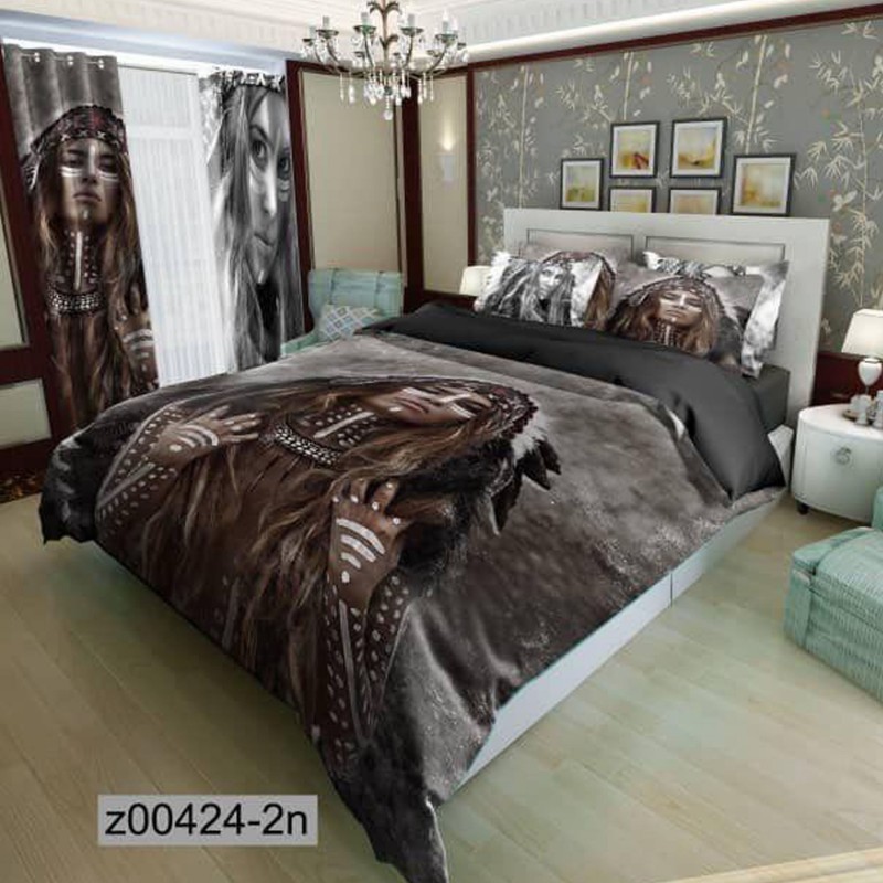 سرویس روتختی 1 نفره تنسل چاپی برندترک لند (Turk Land)  کد z 424
