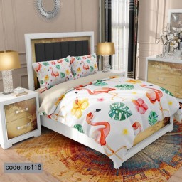 سرویس روتختی 1 نفره تنسل چاپی برندترک لند (Turk Land)  کد rs 416