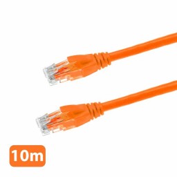 کابل شبکه 10 متری VERITY مدل CAT6 نارنجی