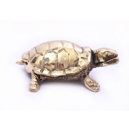 مجسمه برنزی لاک‌پشت سایز کوچک مناسب برای دکور و اکسسوری