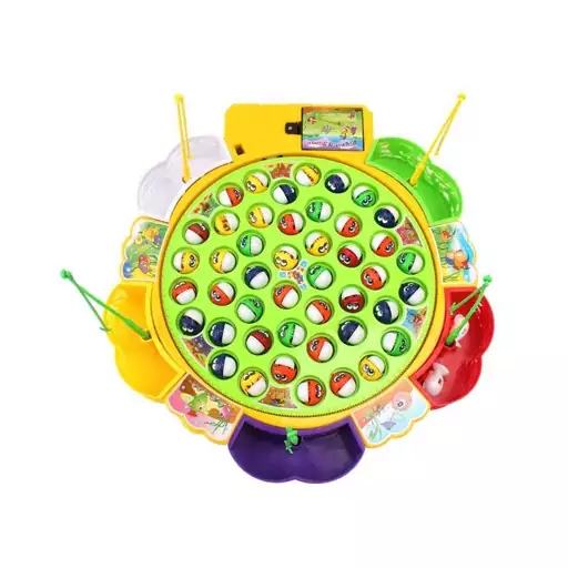 اسباب بازی ماهیگیری بزرگ موزیکال 45 عددی آبی fishing game 9259