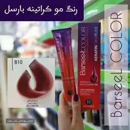 رنگ موی بارسل شماره B10 ارکیده وحشی + اکسیدان 9% بارسل