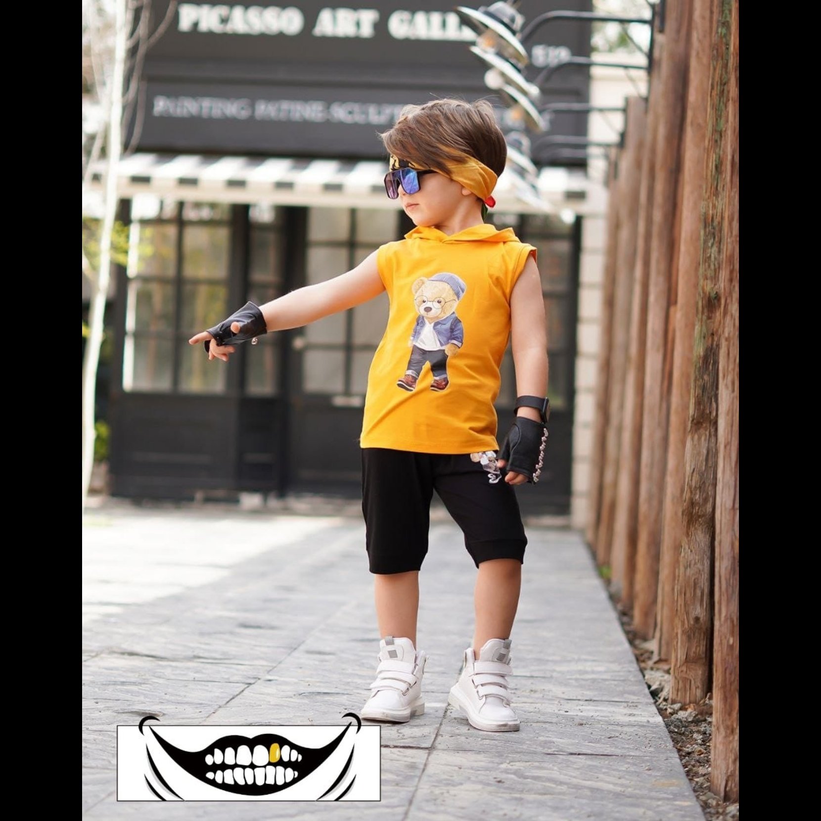 هودی شلوارک تدی 