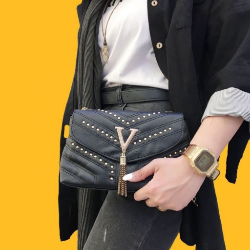 کیف زنانه دستی مدل V در پنج رنگ(ارسال رایگان)