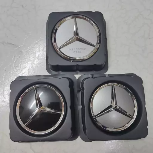 کاپ رینگ مرسدس بنز قالپاق وسط چرخ ماشین بنز دوپوش تورینگی بنزی mercedes benz آرم مارک تو رینگی