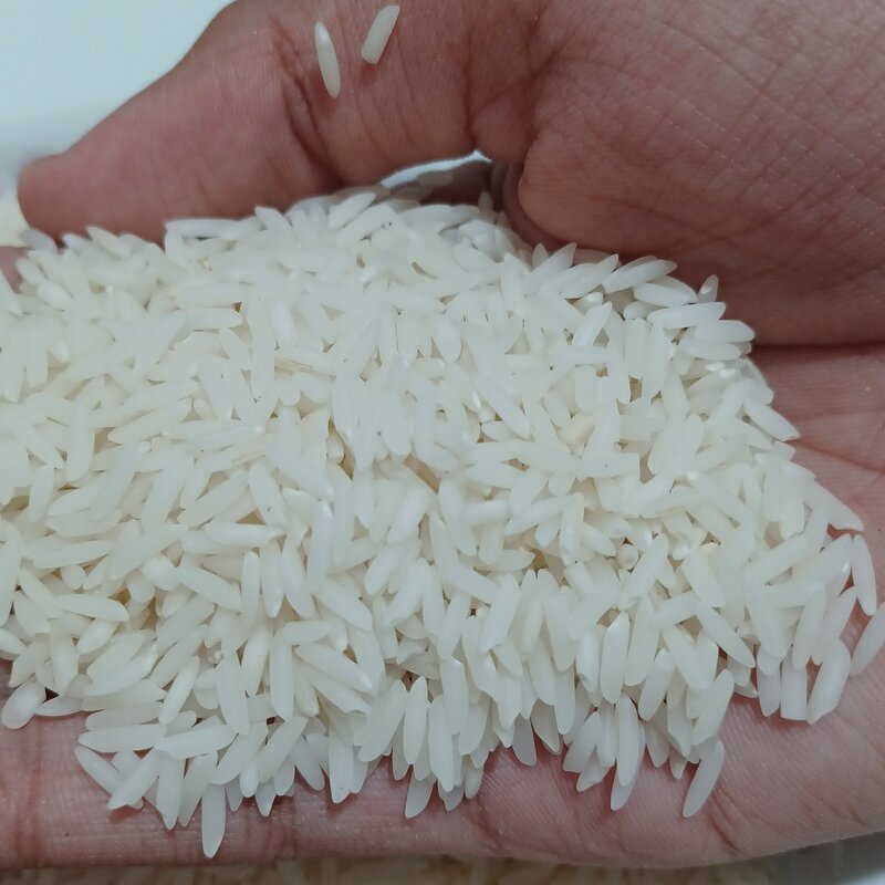 برنج طارم هاشمی 4000گرمی استانه اشرفیه محصول 1402دانه بلند و دو الکه 
