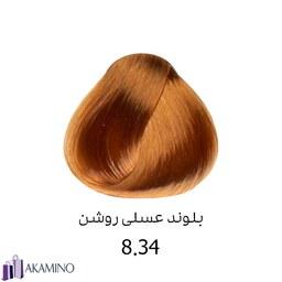 رنگ موی بلوند عسلی روشن دنی وان کد 8.34