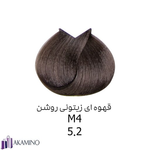 رنگ موی قهوه ای زیتونی متوسط M3 وال وار کد4.2