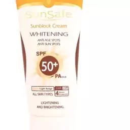 ضد آفتاب روشن کننده سان سیف spf50 رنگی