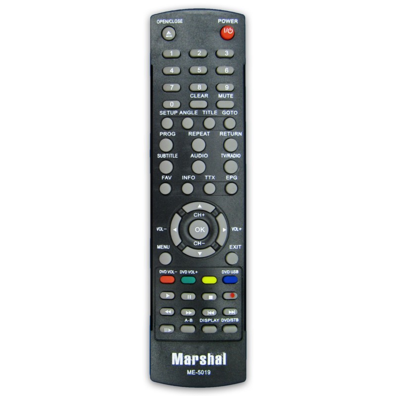 کنترل گیرنده دیجیتال مارشال MARSHAL مدل ME-5019 DVD خور