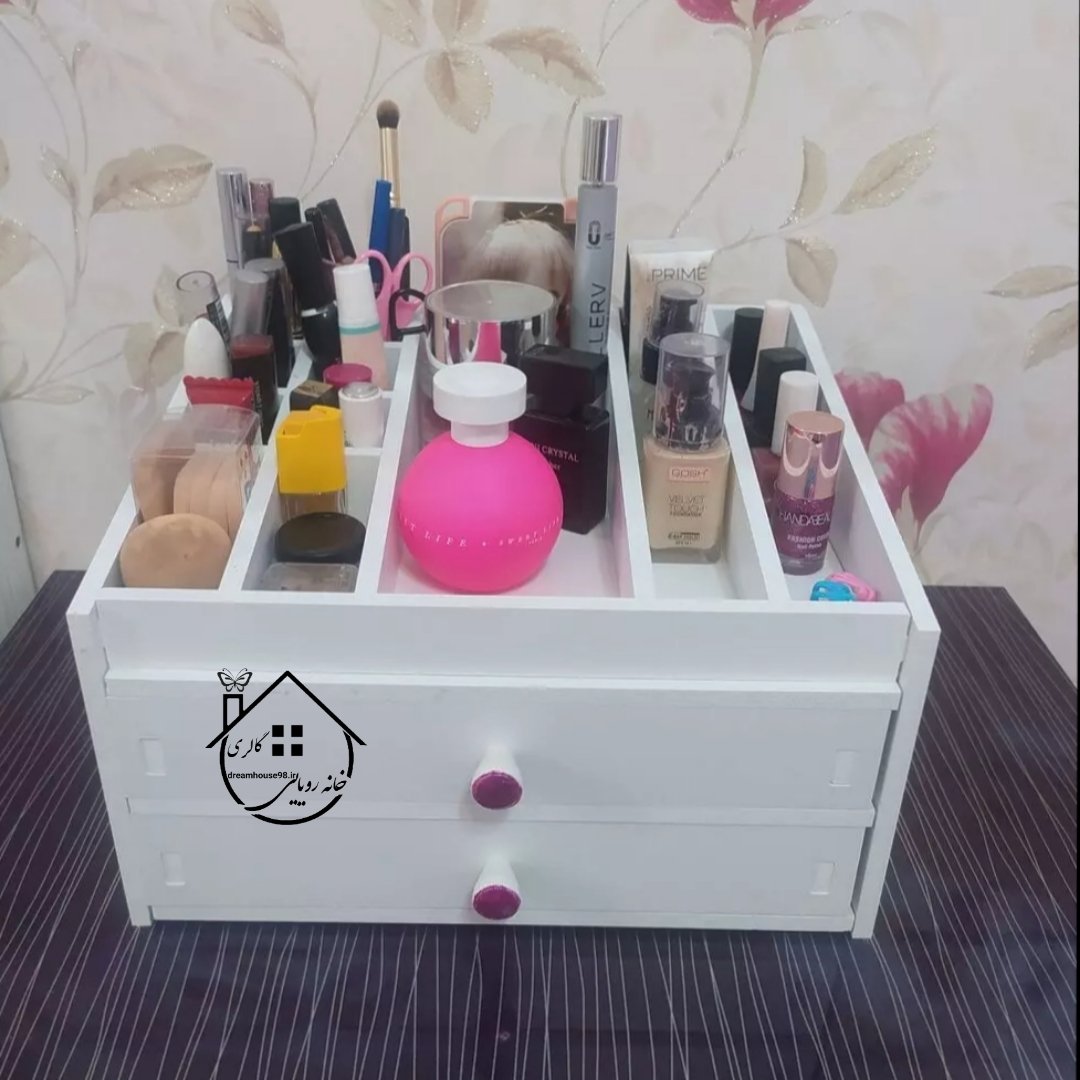 استند لوازم آرایشی کشودار(طرح2)