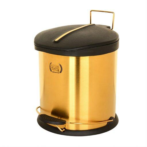 سطل زباله طلایی پدالی 5 لیتر آرتیستون مدل 30059