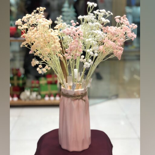 گل مصنوعی عروس یا ژیپسوفیلا  ، شاخه ای در 3 رنگ