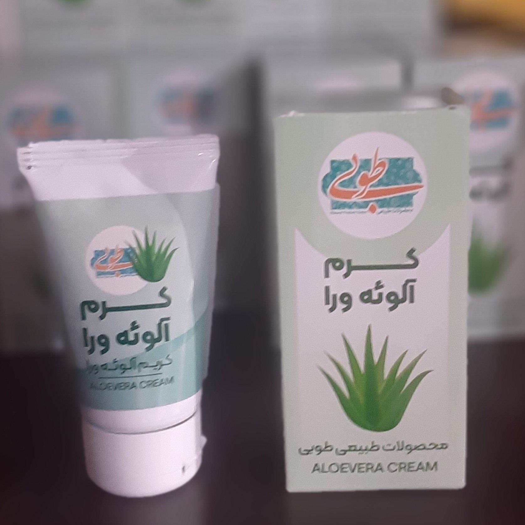 کرم آلوورا تیوپی 40 گرمی دست ساز طوبی 