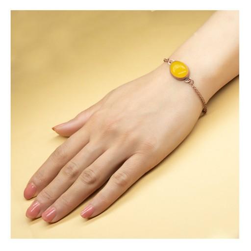 دستبند زنانه ی مسی نخل زیور کد 275