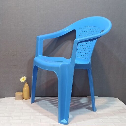 صندلی حصیری دسته دار کد854 محصول ناصرپلاستیک تهیه شده ازموادنوبا 2 رنگبندی      