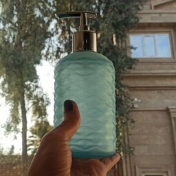 جامایع شیشه ای گرد پمپ مایع دستشویی محصول برند معتبر امپریال با رنگبندی مختلف  
