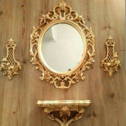 آینه کنسول  بدون آینه طرح رومیکا