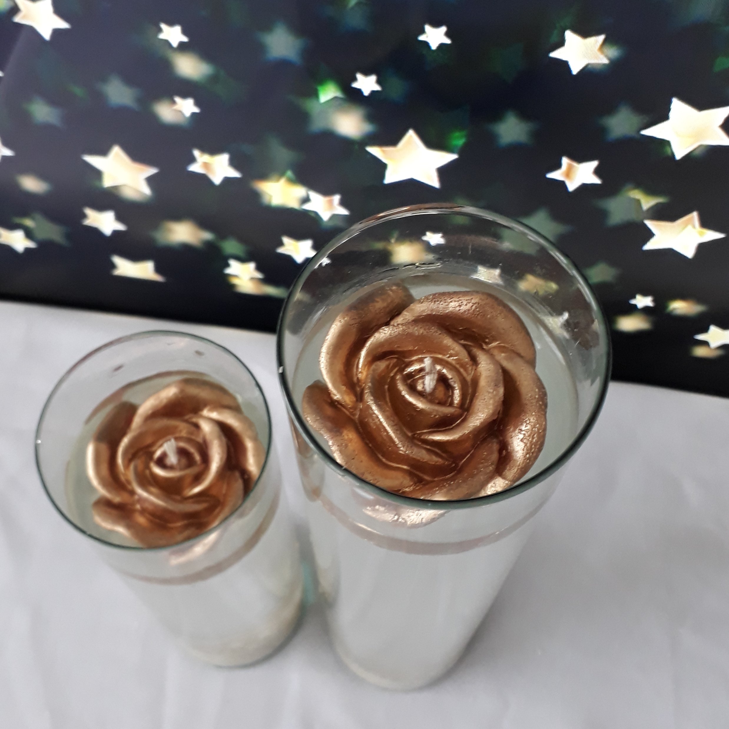شمع گل رز 