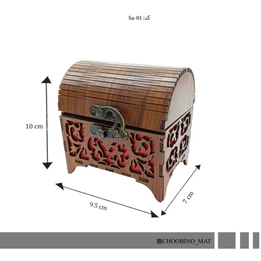 صندوقچه جواهرات چوبی