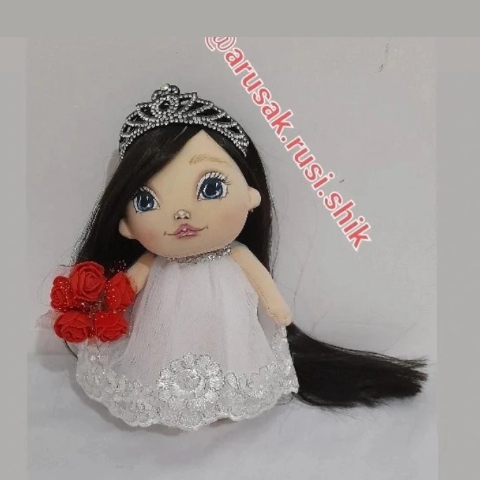 عروسک روسی عروس با طراحی چهره