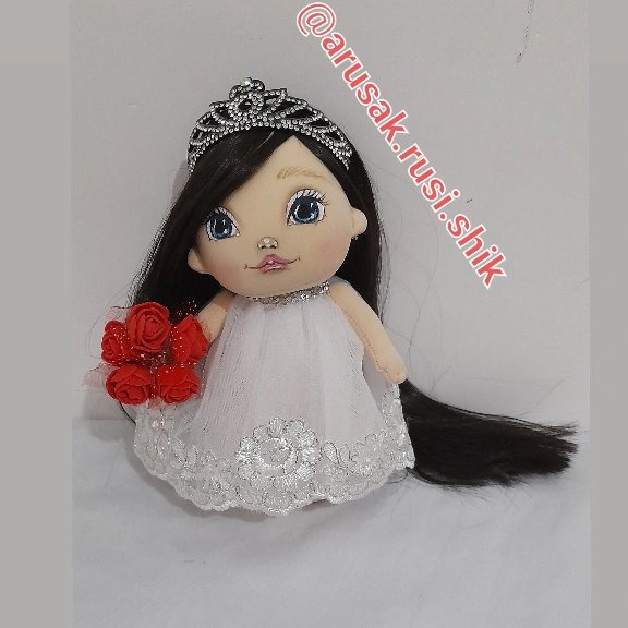 عروسک روسی عروس با طراحی چهره