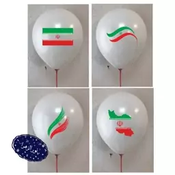 50 عدد بادکنک طرح پرچم ایران